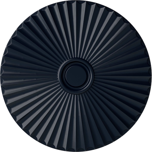 Ekena Millwork Shakuras Ceiling Medallion (For Canopies up to 5 1/2"), Hand-Painted Midnight Dream, 29 1/2"OD x 2"P CM30SHMDF - main